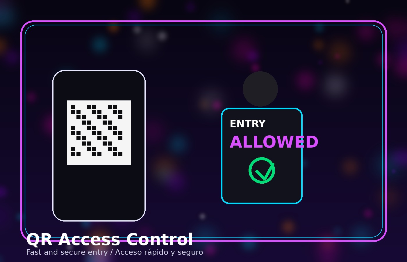 QR access control at a nightlife venue